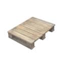 Half-Euro NEW Wooden Pallet- solid top - Universal Pallets