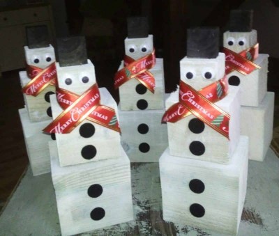 pallet snowmen