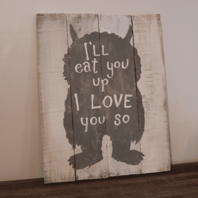 pallet sign