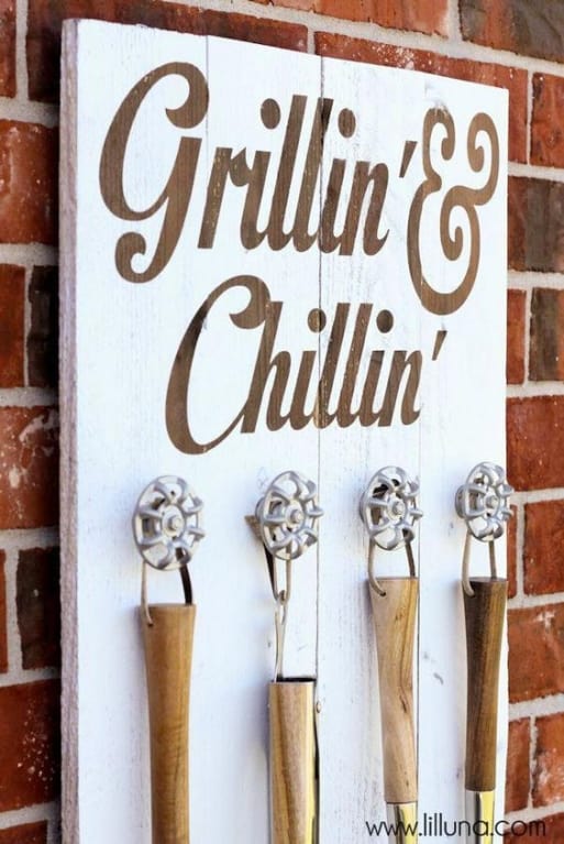 BBQ Utensil pallet board quote