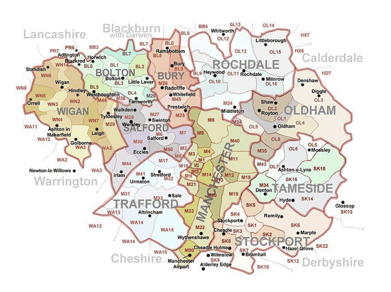 Manchester Clean Air Zone Map