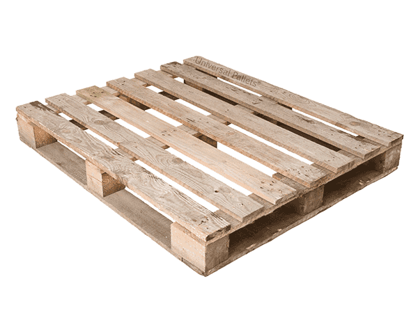 Grade 2 or grade b pallet with perimeter base