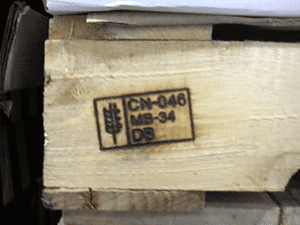 MB pallet stamp