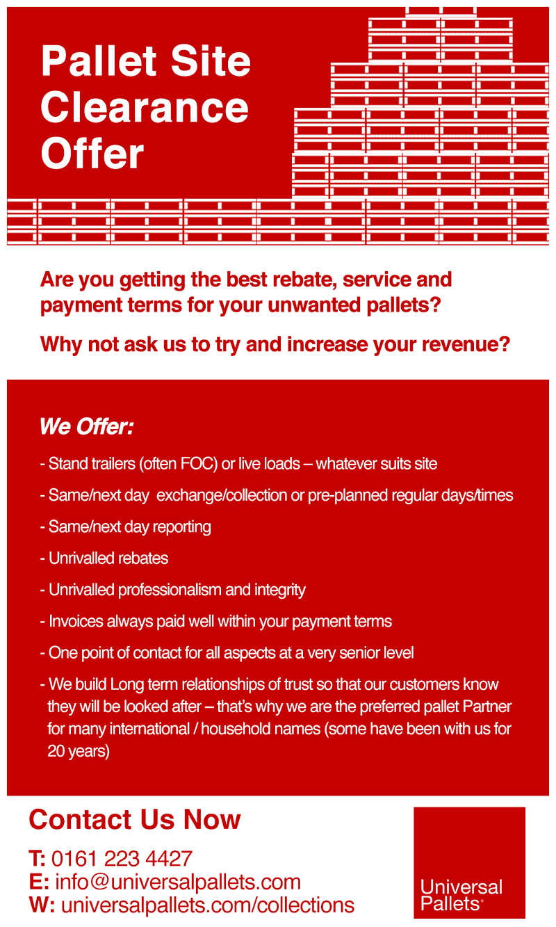 Timber Prices Increasing from April 2021 Universal Pallets