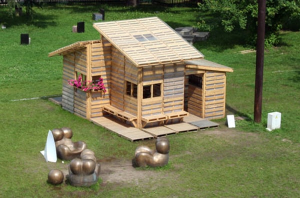 tiny house made of pallets