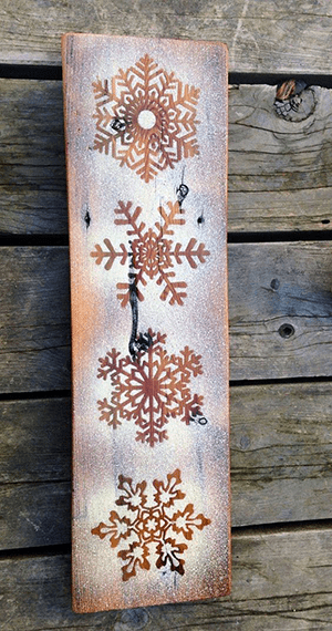simple snowflake Christmas decoration